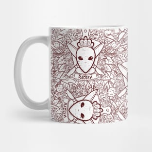 Radish and Knife Coat of Arms Mug